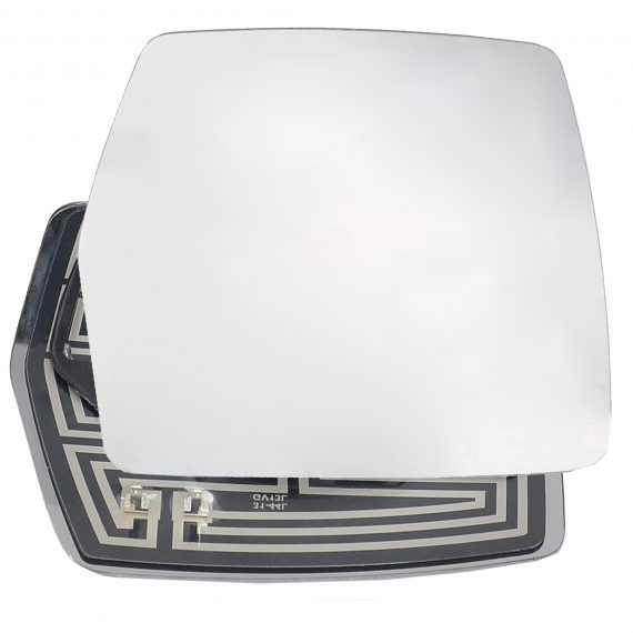 Right side wing door mirror glass for Citroen Dispatch, Fiat Scudo