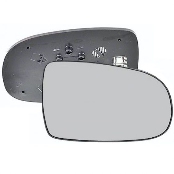 Right side wing door blind spot mirror glass for Vauxhall Corsa