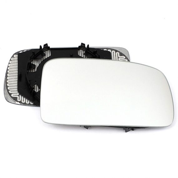 Right side wing door mirror glass for Fiat Panda