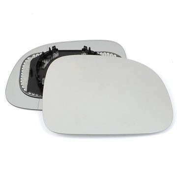 Right side wing door mirror glass for Fiat Panda
