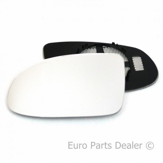 Left side wing door mirror glass for Vauxhall Omega