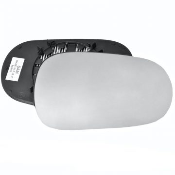 Right side wing door mirror glass for Dacia Logan, Nissan Micra