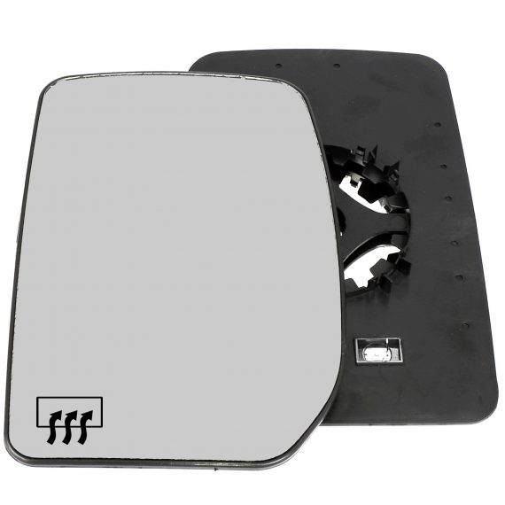 Left side wing door mirror glass for Ford Transit