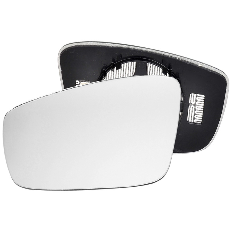 Less4spares Wing Mirror Glass Right Compatible With Skoda Fabia 2007-2014 CLIP-ON Heated Driver Off side with Blind Spot 