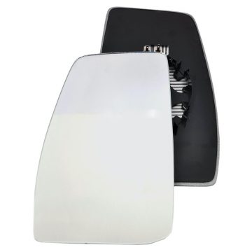 Left side wing door mirror glass for Ford Transit Custom